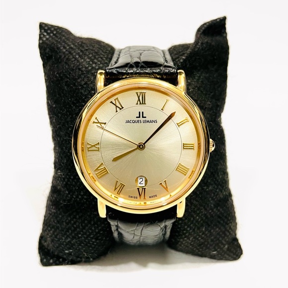 Jacques Lemans Accessories Jacques Lemans 978 Gold Plate Sapphire